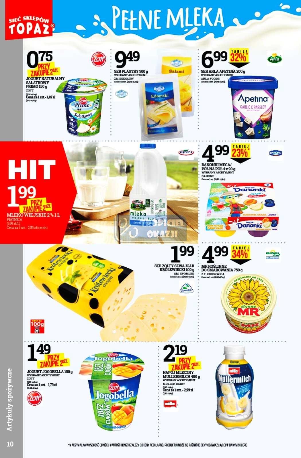 Gazetka promocyjna Topaz str. 10