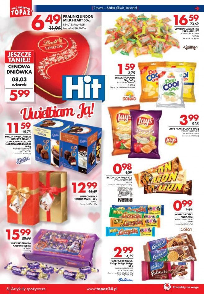 Gazetka promocyjna Topaz str. 8