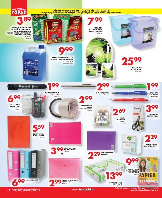 Gazetka promocyjna Topaz str. 14