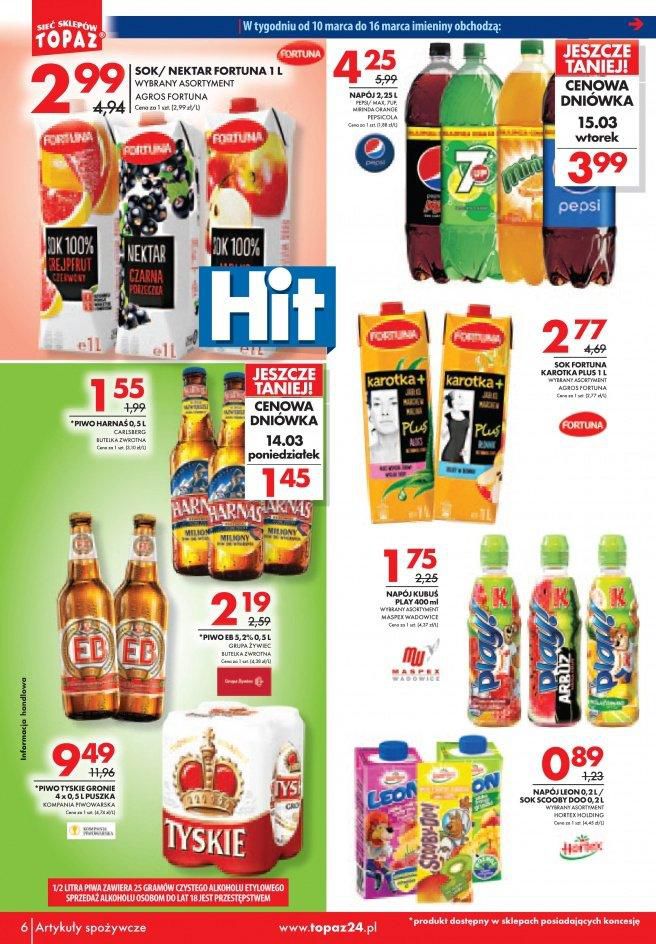 Gazetka promocyjna Topaz str. 6