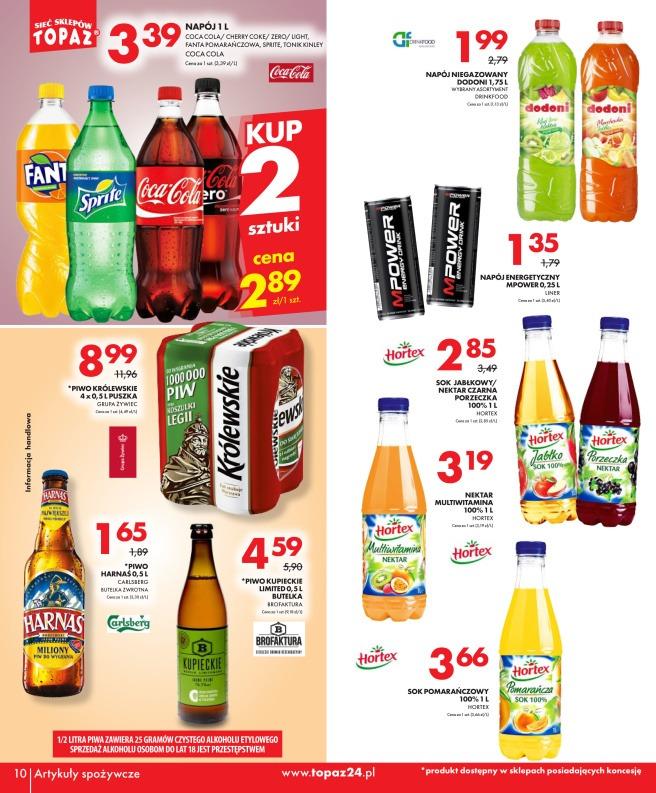 Gazetka promocyjna Topaz str. 10