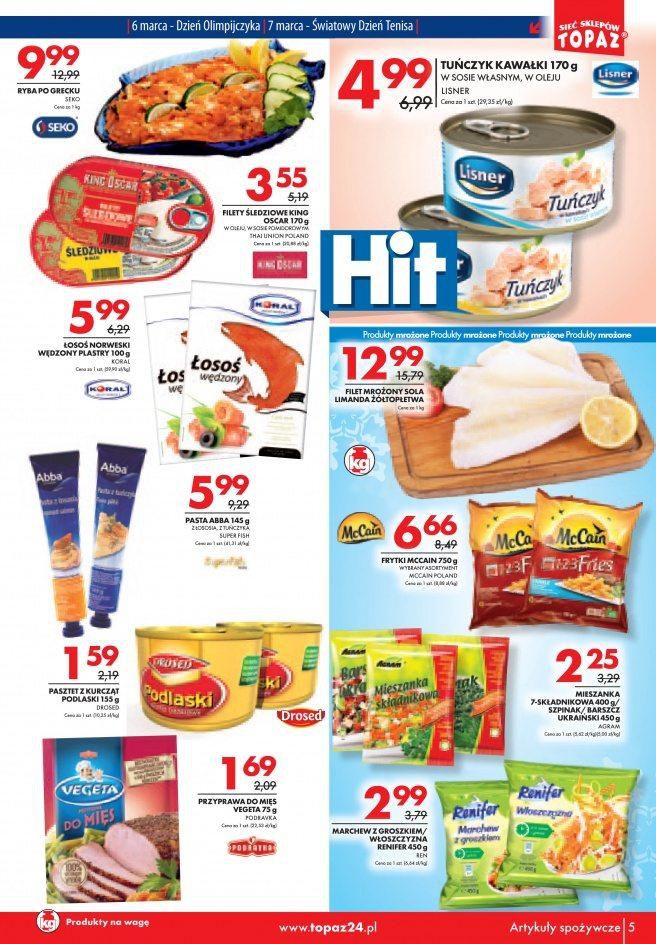 Gazetka promocyjna Topaz str. 5