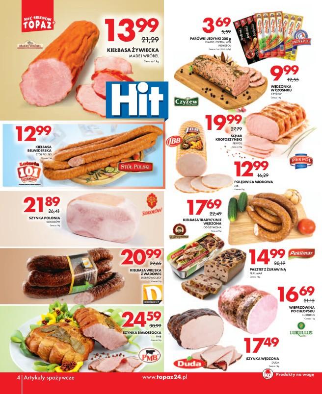 Gazetka promocyjna Topaz str. 4
