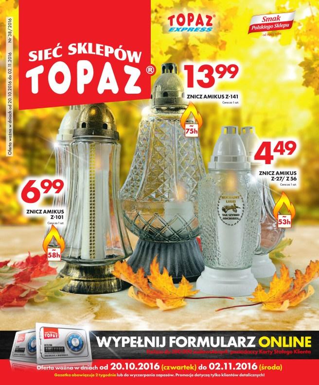 Gazetka promocyjna Topaz str. 1