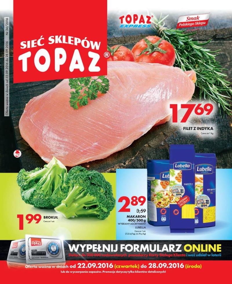 Gazetka promocyjna Topaz str. 1