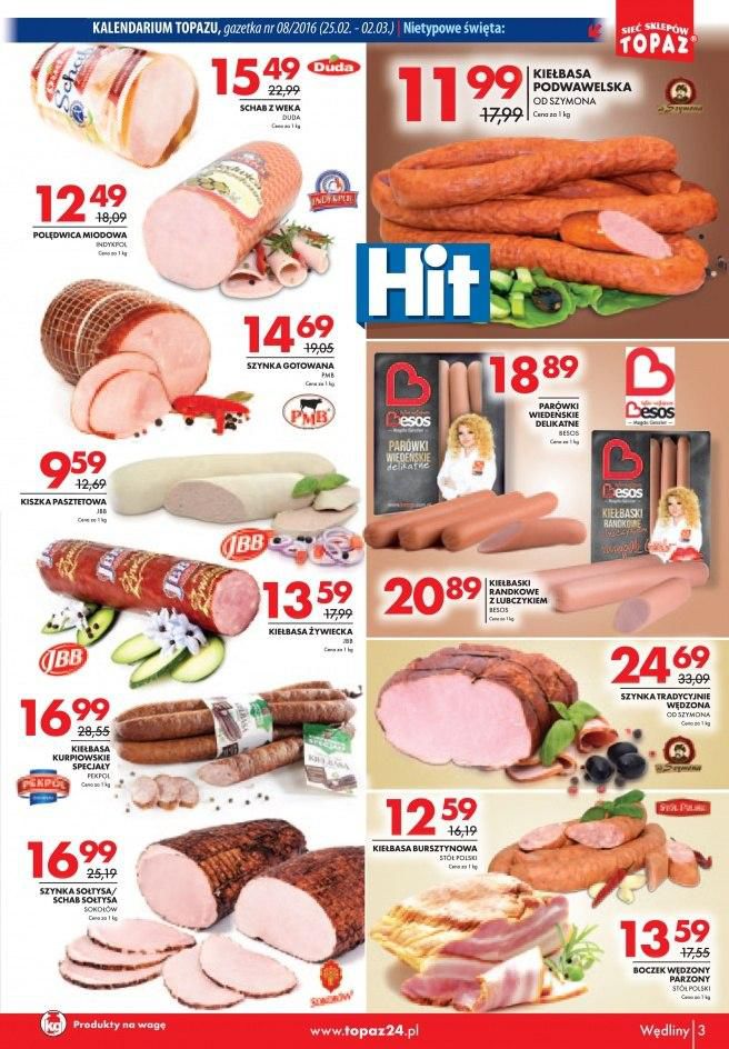 Gazetka promocyjna Topaz str. 3