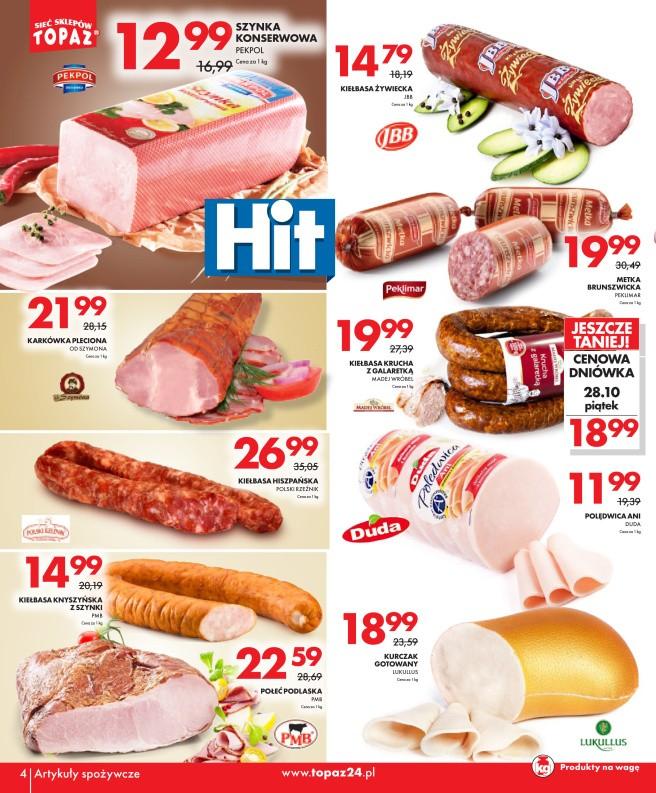 Gazetka promocyjna Topaz str. 4