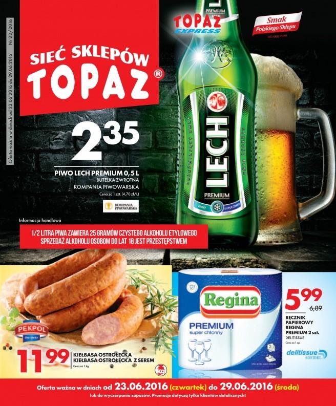Gazetka promocyjna Topaz str. 1