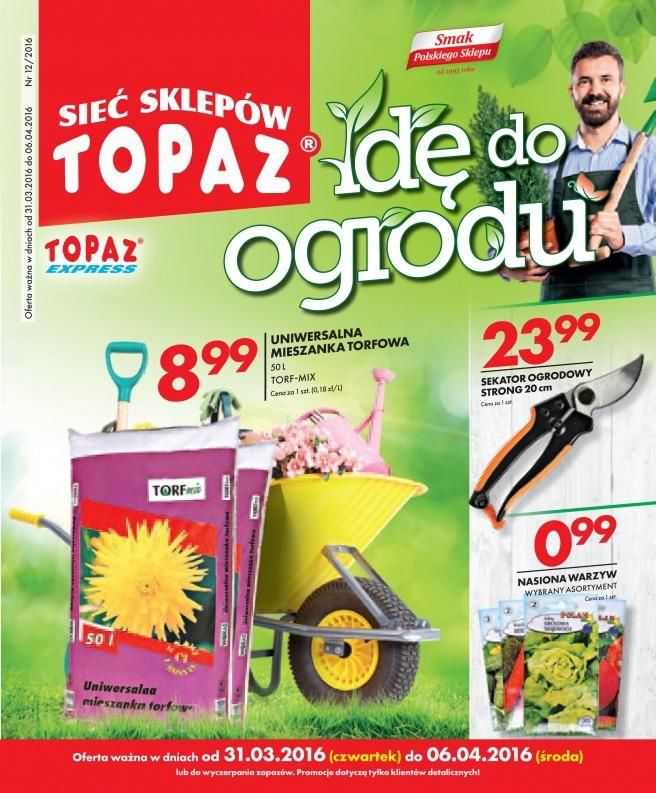 Gazetka promocyjna Topaz str. 1
