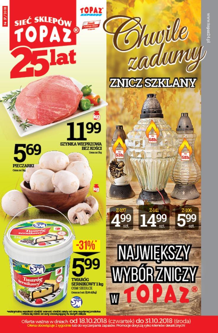 Gazetka promocyjna Topaz str. 1