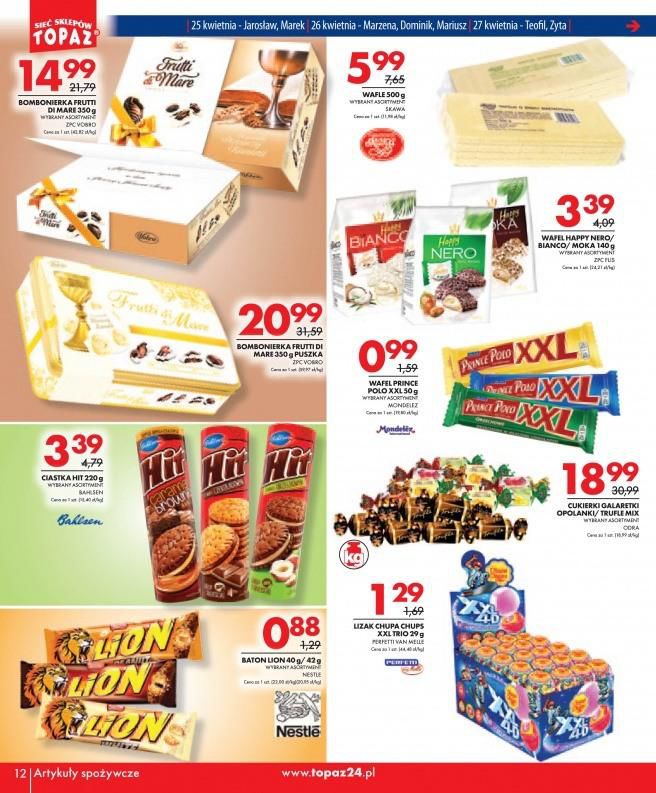 Gazetka promocyjna Topaz str. 12