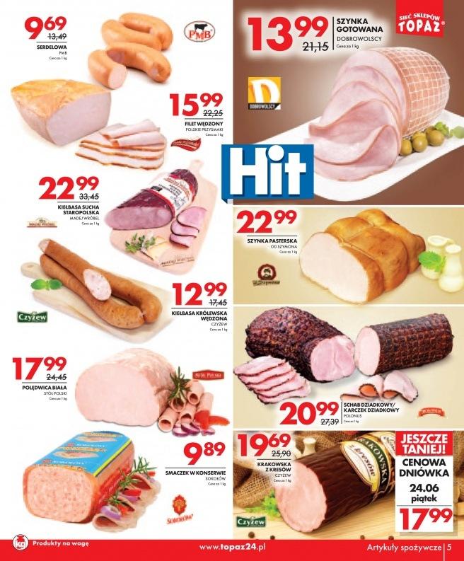 Gazetka promocyjna Topaz str. 5