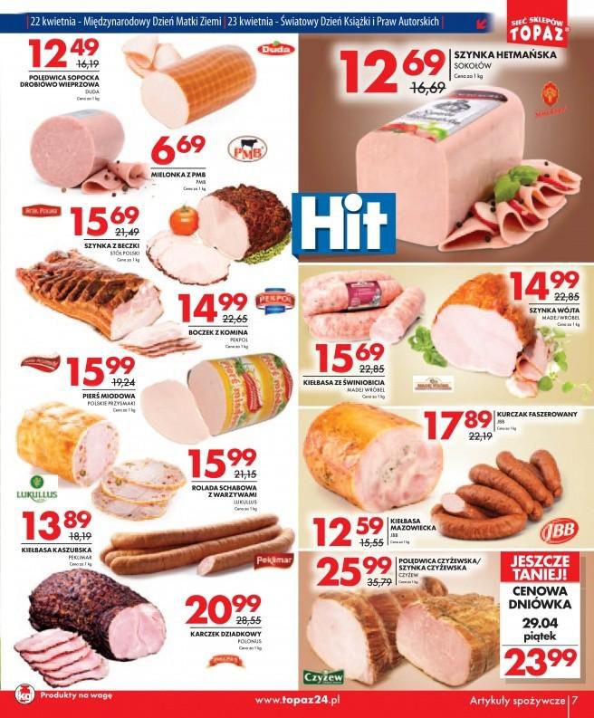 Gazetka promocyjna Topaz str. 7