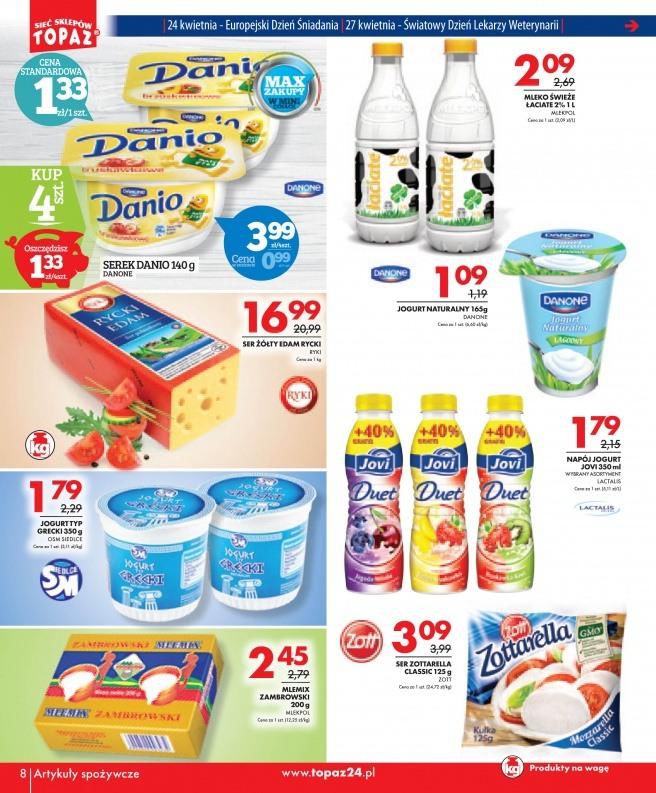 Gazetka promocyjna Topaz str. 8
