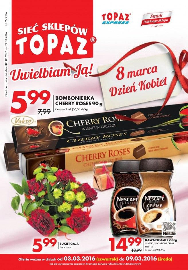 Gazetka promocyjna Topaz str. 1