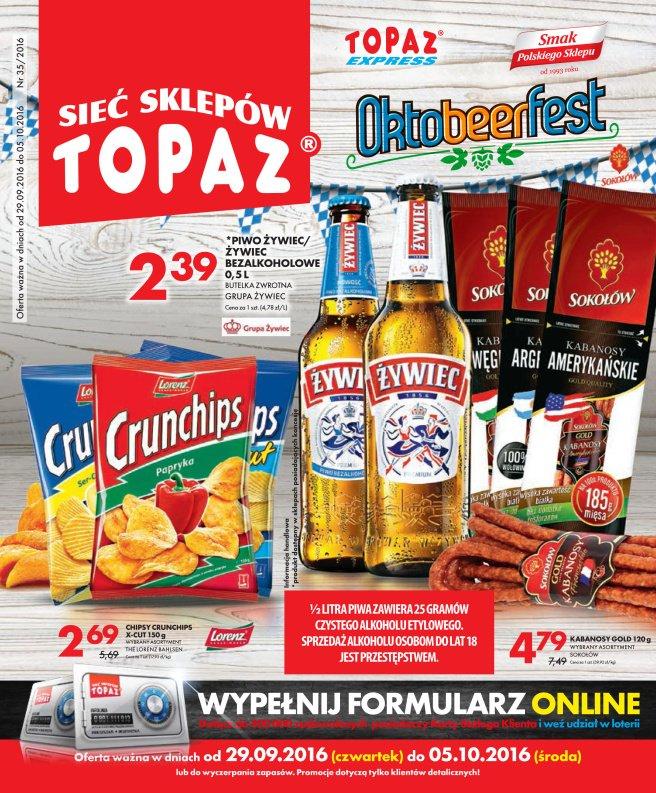 Gazetka promocyjna Topaz str. 1