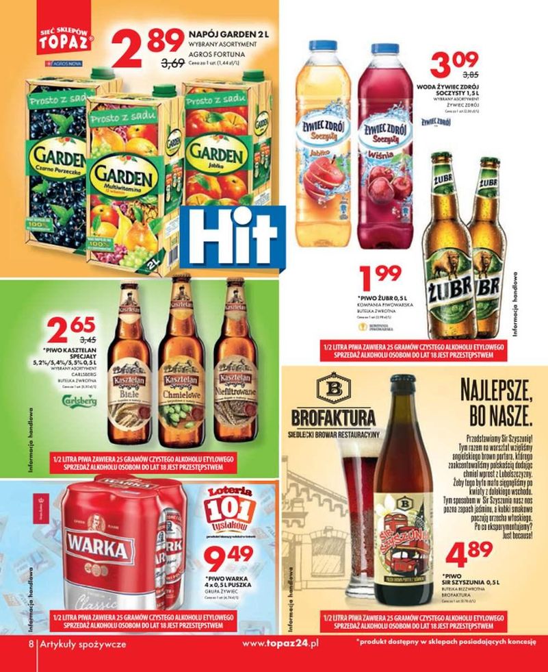 Gazetka promocyjna Topaz str. 8