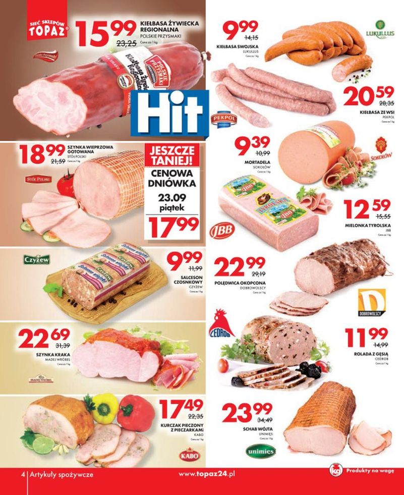 Gazetka promocyjna Topaz str. 4